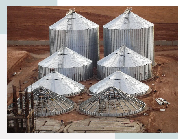 Строительство зерновых силосов в Златоусте