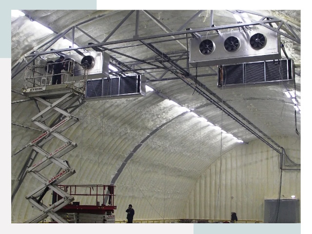 Оснащение ангаров в Златоусте