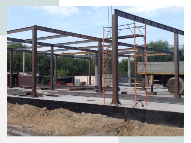 Фундамент для ангаров в Златоусте