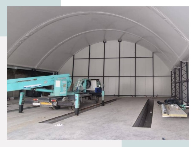 Внутреннее оснащение ангаров в Златоусте