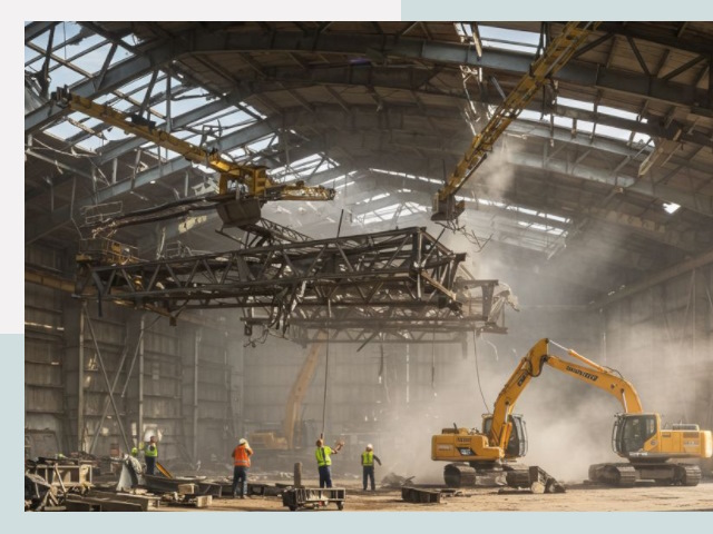 Демонтаж ангаров в Златоусте от 619 руб. за м²