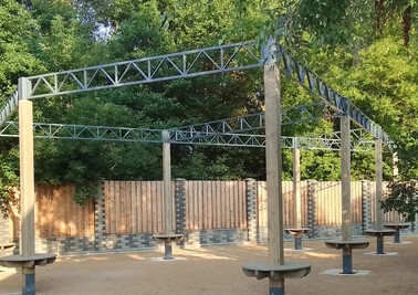 Терраса из металлоконструкций под ключ, проектирование, изготовление и монтаж от СтальСтрой-Злт